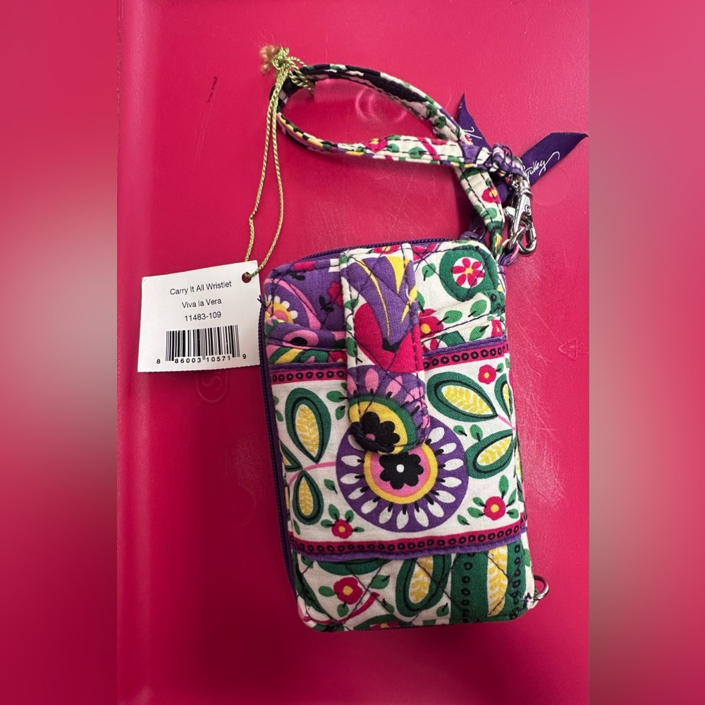 Vera Bradley Floral Wristlet